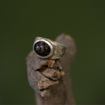 Black Scarab Signet Ring