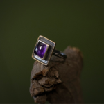 Framed Amethyst Ring