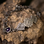 Gothic Rosette Link Bracelet