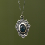 Midnight Rococo Cameo