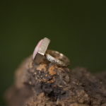 Pink Opal Scroll Ring